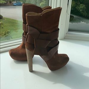 Platform Suede Boots